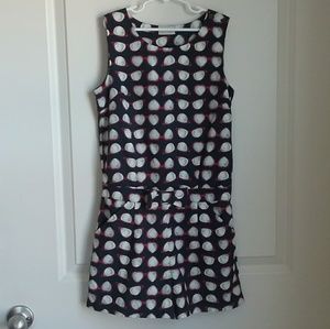 Next Co UK Girls Glasses Print Side Pockets Romper